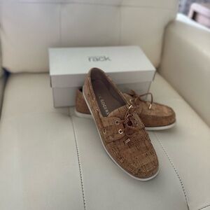 🤎 Jack Rogers Tan Cork Boat Shoes 🤎